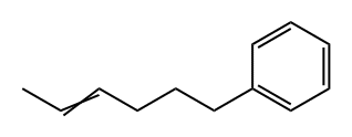 TRANS-6-PHENYL-2-HEXENE 结构式