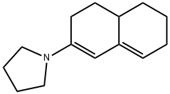 1-(3,4,4a,5,6,7-Hexahydronaphthalen-2-yl)pyrrolidine 结构式