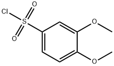 3，4-二甲氧基苯磺酰氯 结构式