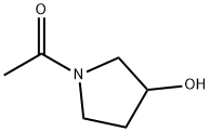 1-乙酰基-3-羟基吡咯烷 结构式