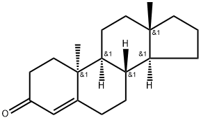 10alpha-雄甾-4-烯-3-酮 结构式