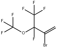 2-BROMO-3,4,4,4-TETRAFLUORO-3-(TRIFLUOROMETHOXY)BUT-1-ENE 结构式