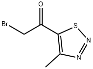 Ethanone, 2-bromo-1-(4-methyl-1,2,3-thiadiazol-5-yl)- (9CI) 结构式