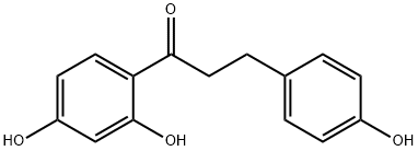 2',4'-DIHYDROXY-3-(P-HYDROXYPHENYL)-PROPIOPHENONE 结构式