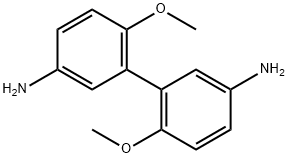 3,3'-Bi-p-anisidine 结构式