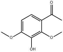 2,4-DIMETHOXY-3-HYDROXYACETOPHENONE 结构式