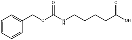 5-(苄氧羰基氨基)戊酸 结构式