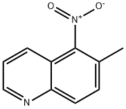 6-甲基-5-硝基喹啉 结构式