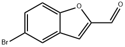 5-溴-1-苯并呋喃-2-甲醛 结构式