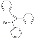 (1-bromo-2,3-diphenyl-1-cycloprop-2-enyl)benzene 结构式