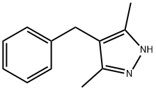 4-苄基-3,5-二甲基吡唑 结构式