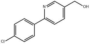 [6-(4-CHLOROPHENYL)PYRIDIN-3-YL]METHANOL 结构式