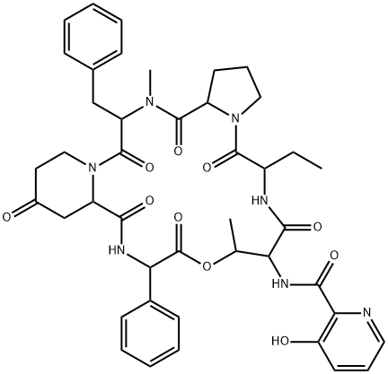 维吉尼霉素S1 结构式