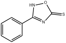 3-苯基-2H-1,2,4-恶二唑-5-硫酮 结构式