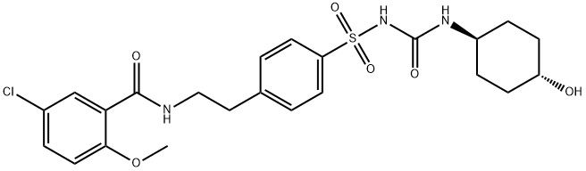 rac trans-4-Hydroxy Glyburide 结构式