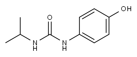 1-(4-羟基苯基)-3-异丙基脲 结构式
