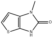 1-甲基-1H-噻吩并[2,3-D]咪唑基-2(3H)-酮 结构式