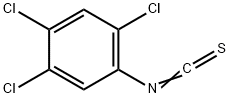 2,4,5-三氯异硫氰酸苯酯 结构式