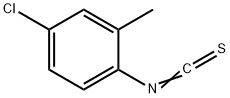 4-氯-2-甲基苯基异硫氰酸酯 结构式