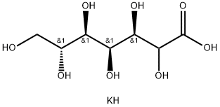 葡庚糖酸钾 结构式