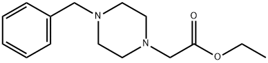 1-苄基-4-(乙氧基羰基甲基)哌嗪 结构式