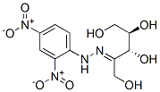 (2R,3R,4E)-4-[(2,4-dinitrophenyl)hydrazinylidene]pentane-1,2,3,5-tetro l 结构式