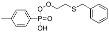 1-(benzylsulfanyl-ethoxy-phosphoryl)-4-methyl-benzene 结构式