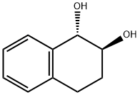 (1S,2S)-反式-1,2,3,4-四氢-1,2-萘二醇 结构式