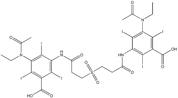 碘磺拉胺 结构式