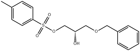(R)-(-)-1-苄氧基-3-(对甲苯磺酰氧基)-2-丙醇 结构式