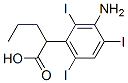 2-(3-Amino-2,4,6-triiodophenyl)valeric acid 结构式