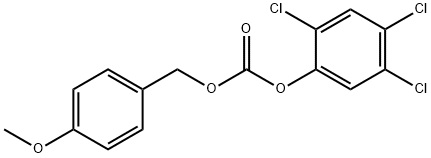 2,4,5-trichlorophenyl p-methoxybenzyl carbonate  结构式