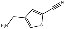 4-氨甲基-2-氰基噻吩 结构式