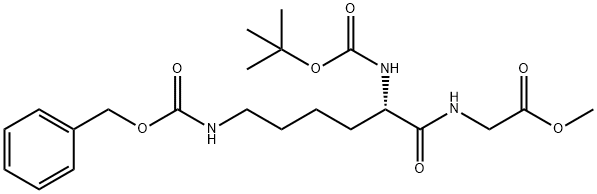 BOC-LYS(Z)-GLY-OME 结构式