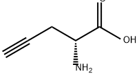D-炔丙基甘氨酸 结构式