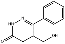 5-羟基甲基-6-苯基-4,5-二氢-3(2H)-哒嗪酮 结构式
