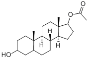 (3,5,17)-17-ACETATE ANDROSTANE-3,17-DIOL 结构式