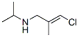 (E)-3-Chloro-N-isopropyl-2-methyl-2-propen-1-amine 结构式