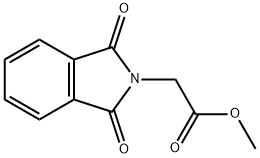 临苯二甲酰亚胺甘氨酸甲酯 结构式