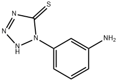 1-(3-氨基苯基)-5-疏基四唑 结构式