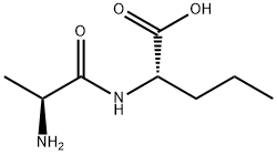 DL-丙氨酰-DL-正缬氨酸 结构式