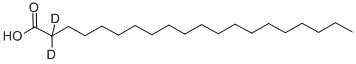 氘代二十烷酸(2,2-D2) 结构式