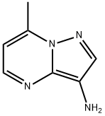 Pyrazolo[1,5-a]pyrimidin-3-amine, 7-methyl- (9CI) 结构式