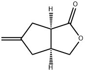 (3AS,6AR)-六氢-5-亚甲基-1H-环戊烯并[C]呋喃-1-酮 结构式