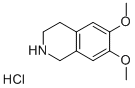 6,7-二甲氧基-1,2,3,4-四氢异喹啉盐酸盐 结构式