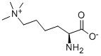 (S)-2-氨基-6-(三甲基铵)己酸内盐 结构式