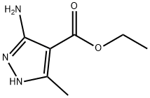 1-甲基-5-氨基吡唑-4-羧酸乙酯 结构式