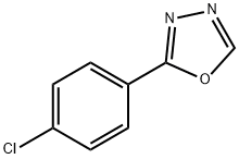 2-(4-氯代-苯基)-[1,3,4]恶二唑 结构式