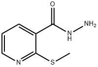 2-(甲硫基)烟酰肼 结构式