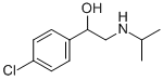1-(4-氯苯基)-2-异丙胺乙醇 结构式